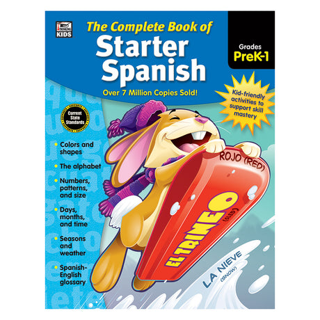 The Complete Book of Starter Spanish Workbook, Grades PreK-1