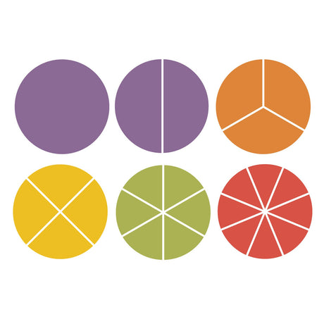 AccuCut Fraction Circle Die Cut Set, Large