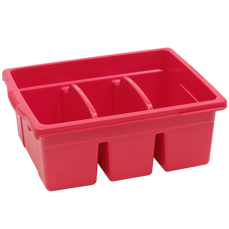 Leveled Reading Red Large Divided Book Tub