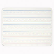 Dry Erase Board 9" x 12", Lined White Surface