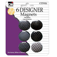 Designer Magnets, 6 Pack