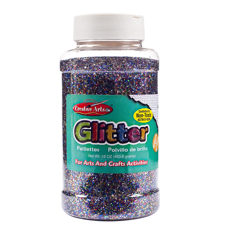 Glitter, 16 Oz Multicolor