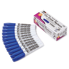 Pocket Style Dry Erase Markers, 12 Blue