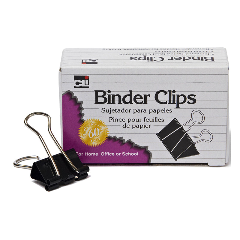 Mini Binder Clips, 1/4" Capacity 