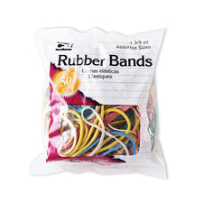 Rubber Bands, Assorted Sizes & Colors