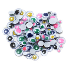 Wiggle Eyes, Assorted Sizes & Colors