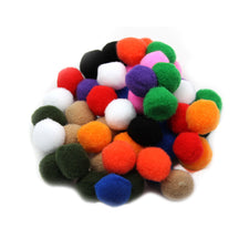 Pom-Poms, 1" Assorted Colors