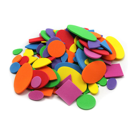 Assorted Foam Shapes, 264 Pieces