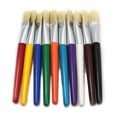 Stubby Brushes, Flat, Set of 10