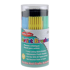 Artist Paint Brushes, Tub of 144
