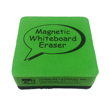 Lime Magnetic Whiteboard Eraser, 12 Pack