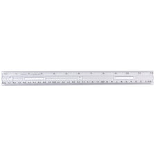 Plastic Ruler, 12" Clear