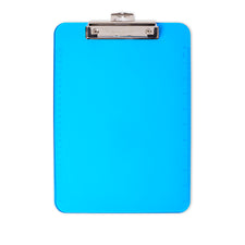 Plastic Clipboard, Neon Blue