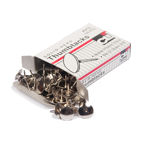 Thumb Tacks, 3/8" Head