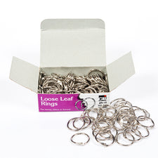 3/4" Looseleaf Rings, 100 Per Box