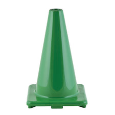 12" High Visibility Flexible Vinyl Cone, Green