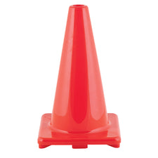 18" High Visibility Flexible Vinyl Cone, Orange