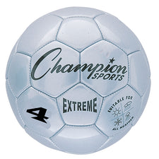 Extreme Soccer Ball, Size 4 Silver