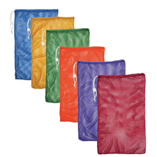 Assorted Color Mesh Bags, Set of 6, 24" x 36"