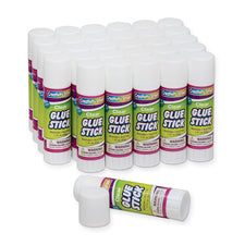 Glue Sticks, Clear 1.41 Oz Jumbo