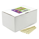 Wooden Craft Sticks - 1,000 Pieces Natural - Economy Grade