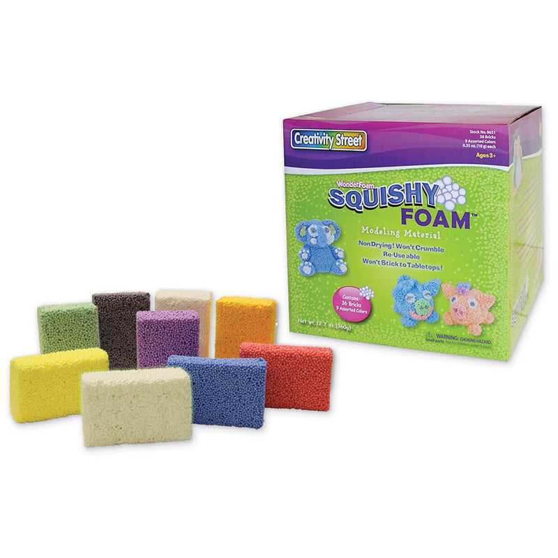 Squishy Foam - 36 Colored Pcs