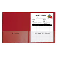 Classroom Connector School-to-Home Folders, 25 Count Red
