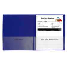 Classroom Connector School-to-Home Folders, 25 Count Blue