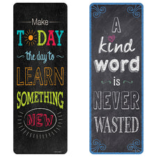 Chalk It Up! Motivational Quotes Bookmarks