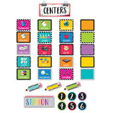 Bold & Bright Classroom Centers Mini Bulletin Board Set