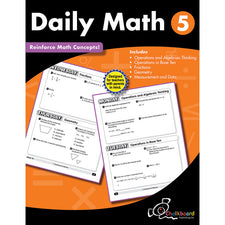 Daily Math Workbook, Grade 5