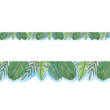 Safari Friends Jumbo Leaves Bulletin Board Border