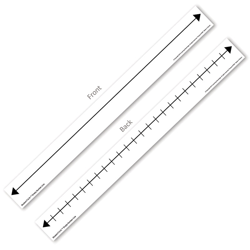 Student F.U.N.™ Empty Number Line, Set of 10 