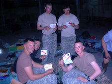 Cards for Soldiers - Memorial Day Craft Idea