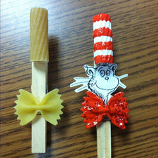 The Cat in the Hat Clothespin Craft!