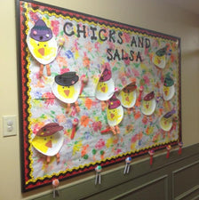 Chicks & Salsa! - Interactive September Bulletin Board