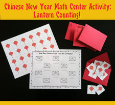Chinese Lantern Counting Printable