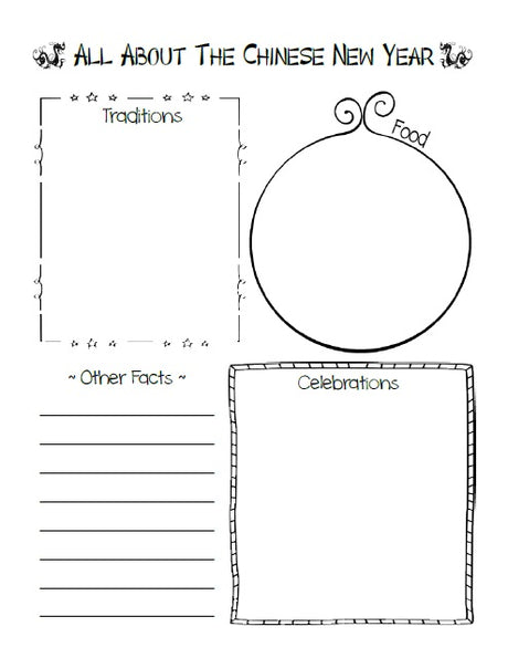 All About The Chinese New Year - Lesson & Printable