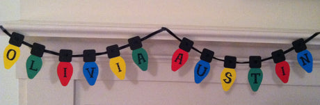 Christmas Light Garland