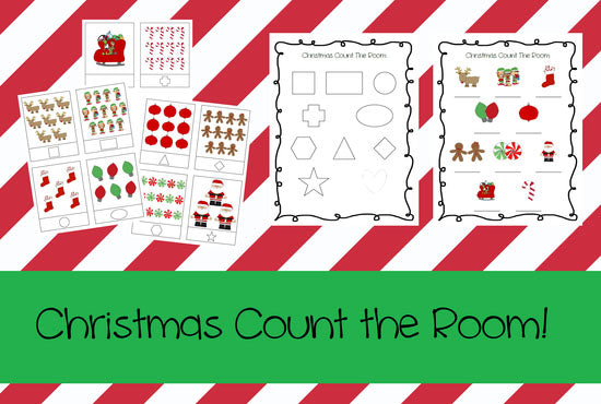 Christmas Count The Room Activity & Printable