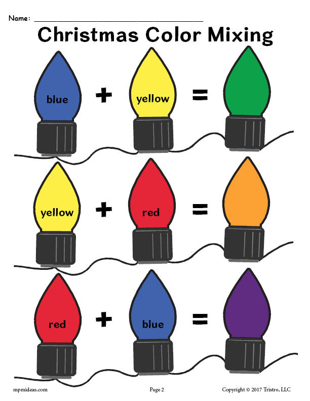 FREE Printable Christmas Lights Color Mixing Worksheet! – SupplyMe free-printable-christmas-lights-color-mixing-worksheet-supplyme