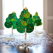 Circle Christmas Tree Craft