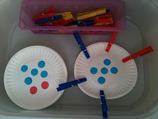 Clothespin Counting Math Center Activity