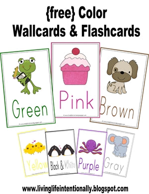 Color Wall Cards & Flash Cards
