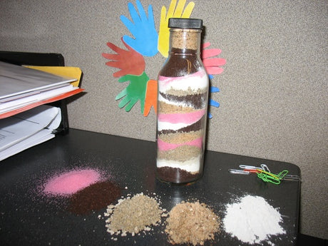MLK Day Craft - Unity Sand Bottle