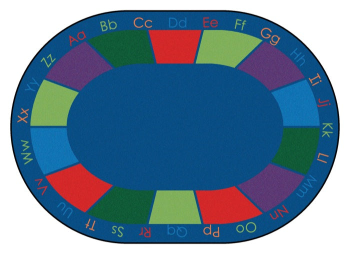 Carpets for Kids Colorful Places Alphabet Classroom Circle Time Rug, 8 ...