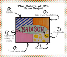 The Colors of Me Name Activity