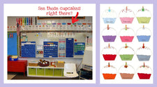 Free, Printable Cupcake Birthday Classroom Decoration