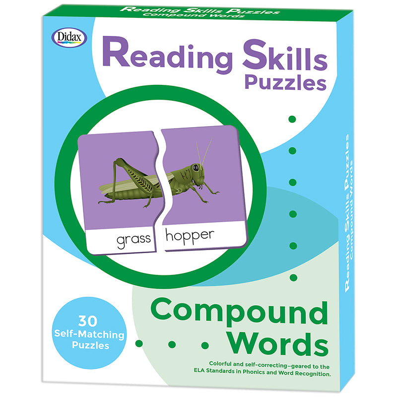 Reading Skills Puzzles: Compound Words