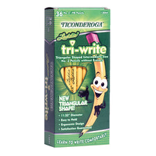 Laddie Tri-Write 36 Count Intermediate Pencils Without Eraser